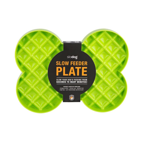 SloDog by Lickimat - Bone-Shaped Slow Food Bowl for Small Dogs - Image 2