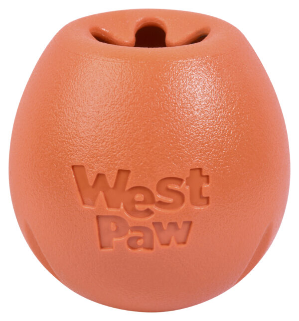 West Paw Rumbl Treat Dispensing Dog Toy - Guaranteed Tough - Image 4