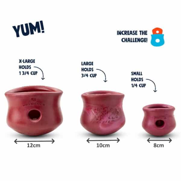 West Paw Toppl Treat Dispensing Wobbling Dog Toy & Food Bowl - Image 5