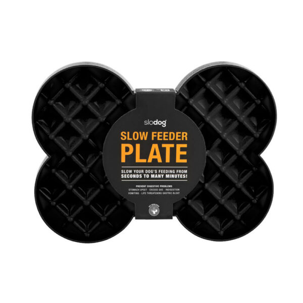 SloDog by Lickimat - Bone-Shaped Slow Food Bowl for Small Dogs - Image 4