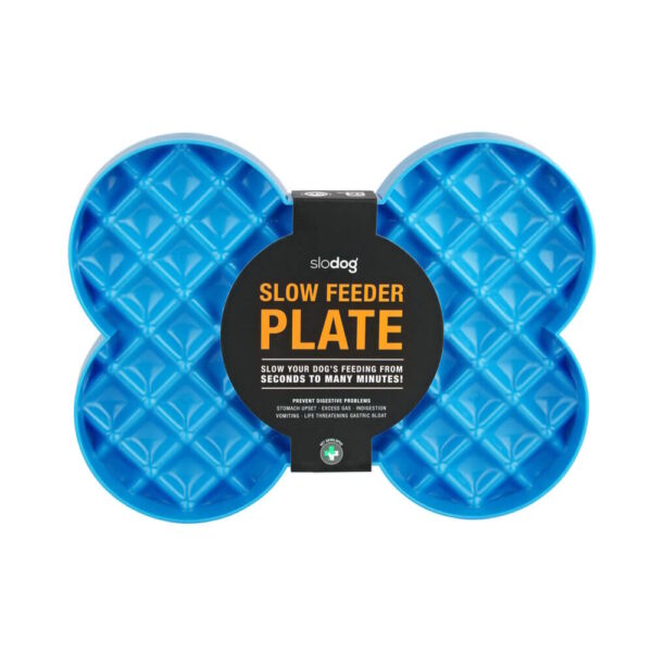 SloDog by Lickimat - Bone-Shaped Slow Food Bowl for Small Dogs - Image 5