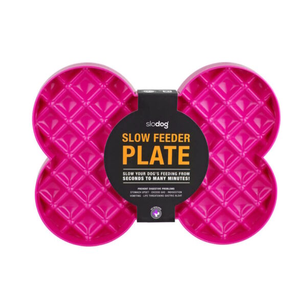 SloDog by Lickimat - Bone-Shaped Slow Food Bowl for Small Dogs - Image 6