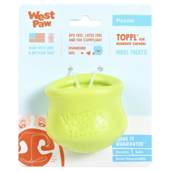 West Paw Toppl Treat Dispensing Wobbling Dog Toy & Food Bowl - Image 4