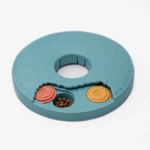 Zippy Paws SmartyPaws Puzzler Interactive Dog Toy - Donut Slider - Image 2