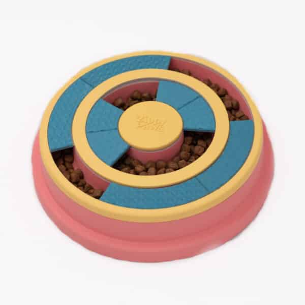 Zippy Paws SmartyPaws Puzzler Feeder Interactive Dog Toy - Wagging Wheel - Image 3