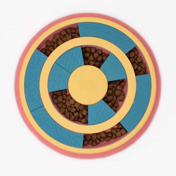 Zippy Paws SmartyPaws Puzzler Feeder Interactive Dog Toy - Wagging Wheel