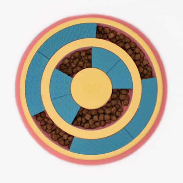 Zippy Paws SmartyPaws Puzzler Feeder Interactive Dog Toy - Wagging Wheel - Image 2