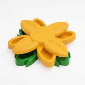Large View Zippy Paws SmartyPaws Puzzler Feeder Interactive Dog Toy – Sunflower